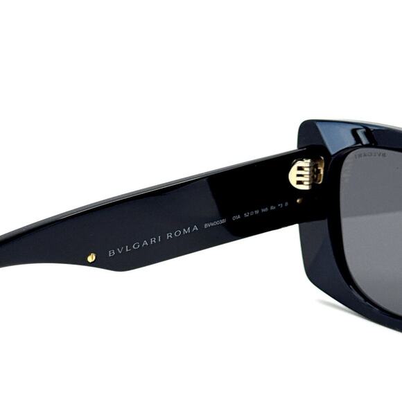 NEW!!! BVLGARI Sunglasses Roma BV40038I 01A Authentic - Picture 8 of 12